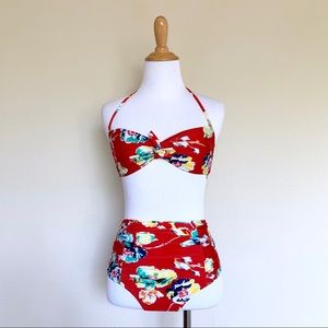 Vtg style Hawaiian swim suit